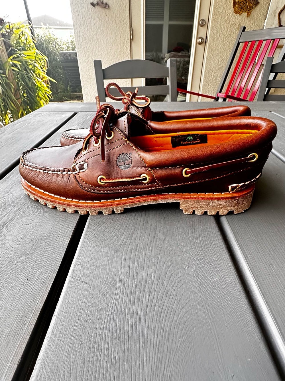 Timberland Authentics 3-Eye Boat Shoe women. Size 9.5 - Picture 2 of 7